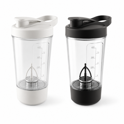 400ML 14Oz Electric Protein Powder Mixing Cup Automatic Shaker Mixer Shake Bottle Milk Coffee Blender Kettle Fro Gym 1200Mah